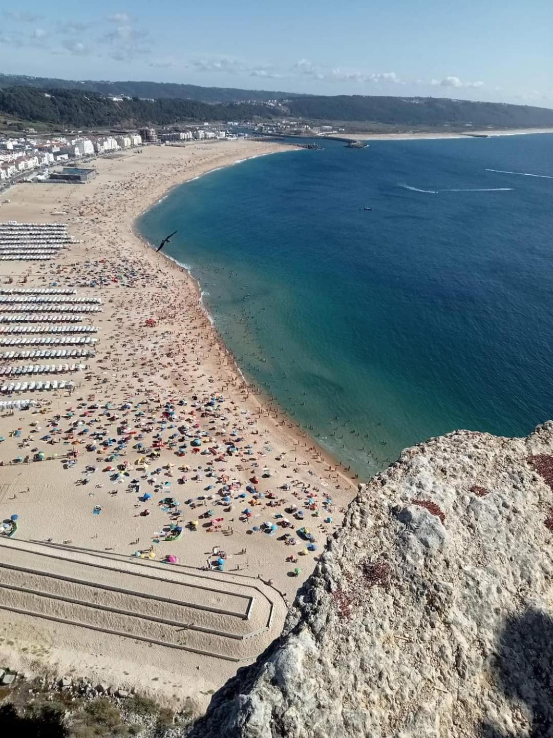 Elegant Sea View Apartment Nazaré Kültér fotó